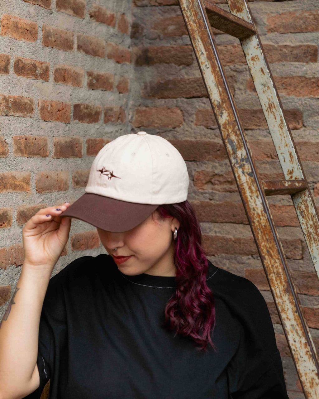 CAP Beige/Cafe Estrellas