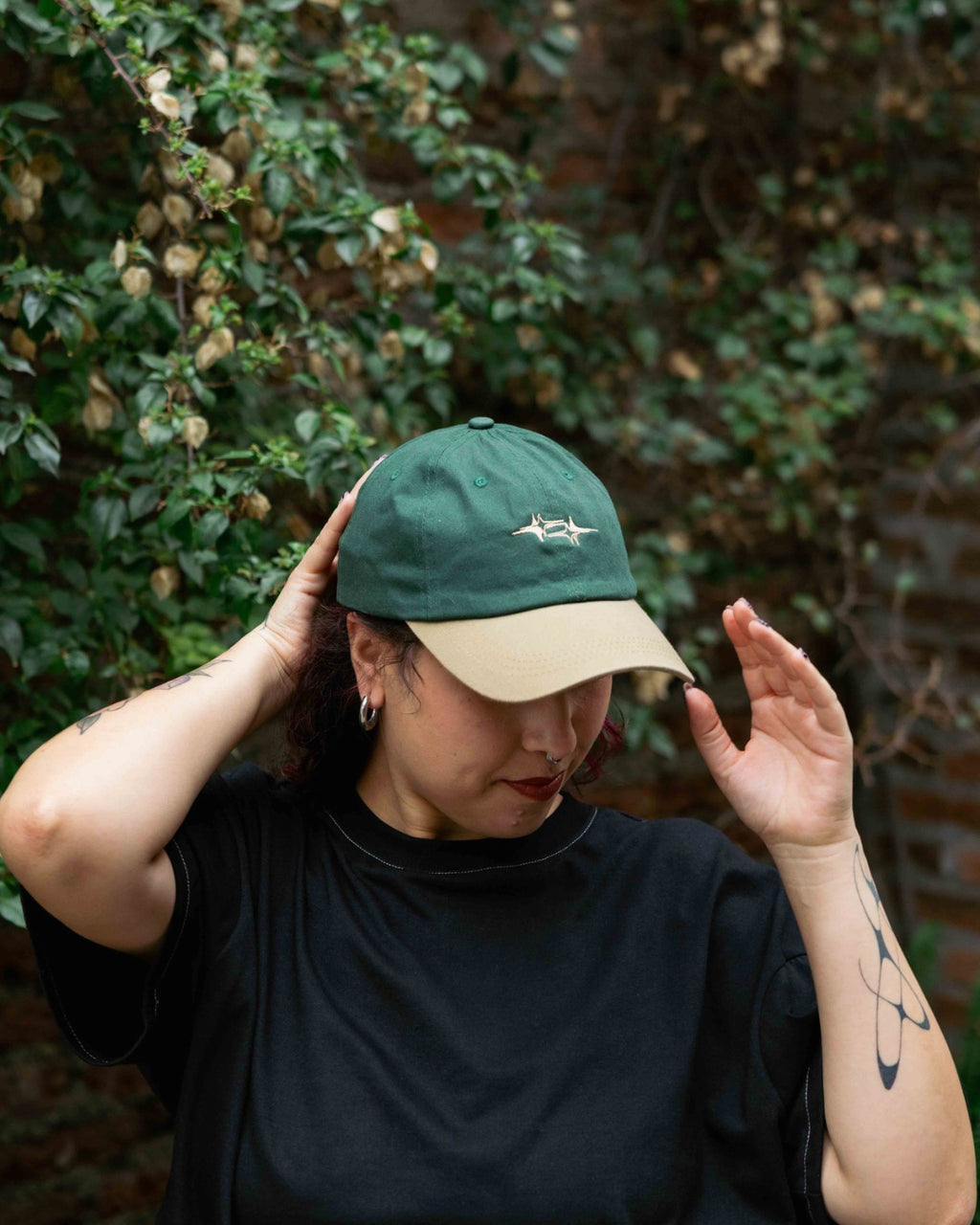 CAP Verde/Beige Estrellas