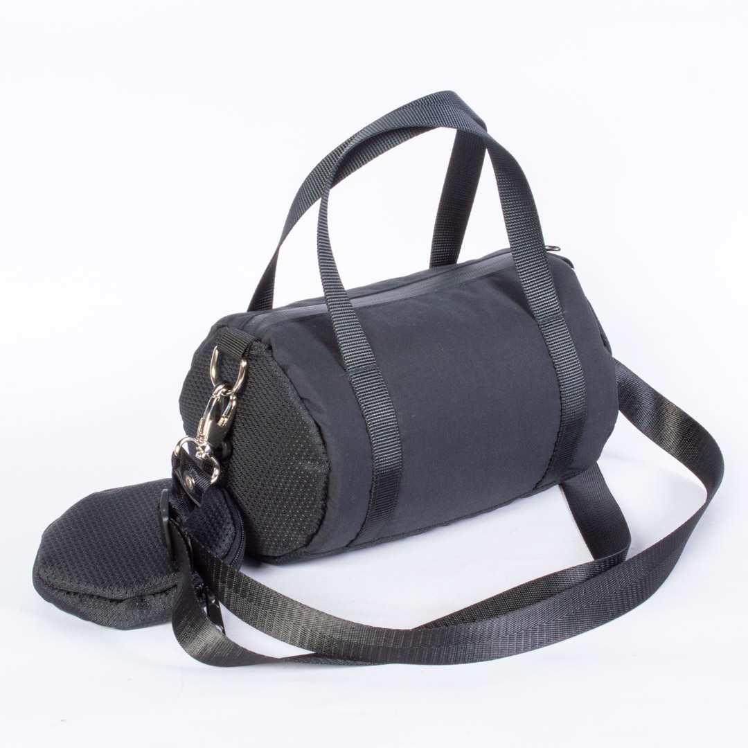 bolso cilindrico noir